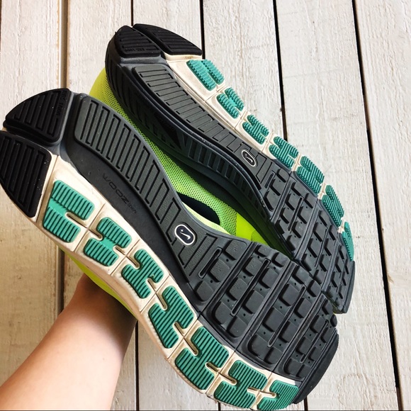 Nike Structure 17 Fit Sole 2 Neon Tennis Shoe - Picture 8 of 8